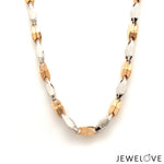 Load image into Gallery viewer, Men of Platinum | 5mm Platinum Rose Gold Chain for Men JL PT CH 1411
