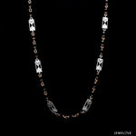 Load image into Gallery viewer, 4mm Platinum Rose Gold Chain with mm Beads for Men JL PT CH 1423
