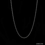 Load image into Gallery viewer, 1mm Figaro Platinum Chain for Women JL PT CH 1425
