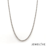Load image into Gallery viewer, 2mm Japanese Platinum Rope Style Chain for Women JL PT CH 1426
