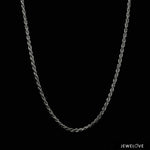 Load image into Gallery viewer, 2mm Japanese Platinum Rope Style Chain for Women JL PT CH 1426
