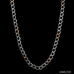Load image into Gallery viewer, 4.5mm Platinum + 18k Rose Gold Chain for Men JL PT CH 1427
