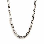 Load image into Gallery viewer, 4.5mm Platinum Chain with Black Rhodium for Men JL PT CH 1436
