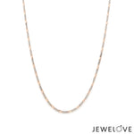 Load image into Gallery viewer, Platinum Rose Gold Figaro Tow-tone Chain for Women JL PT CH 1442
