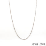 Load image into Gallery viewer, 1mm Platinum Figaro Chain for Women JL PT CH 1444
