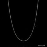 Load image into Gallery viewer, 1.25mm Platinum Figaro Chain for Women JL PT CH 1445
