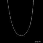 Load image into Gallery viewer, 1mm Figaro Platinum Chain for Women JL PT CH 1446

