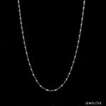 Load image into Gallery viewer, 1.25mm Twisted Double Box Platinum Chain for Women JL PT CH 1447
