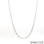 Load image into Gallery viewer, 1.25mm Platinum Chain for Women JL PT CH 1452
