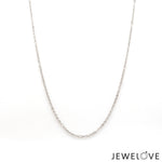 Load image into Gallery viewer, 1.25mm Platinum Chain for Women JL PT CH 1453
