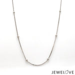 Load image into Gallery viewer, Box Chain with Platinum Balls for Women JL PT CH 1454
