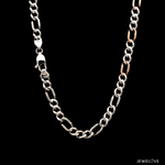 Load image into Gallery viewer, Men of Platinum | 5mm Platinum Rose Gold Figaro Chain for Men JL PT CH 1461
