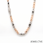 Load image into Gallery viewer, Men of Platinum | 4.75mm Platinum Rose Gold Chain for Men JL PT CH 1466
