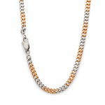 Load image into Gallery viewer, 4.5mm Platinum Rose Gold Curb Chain for Men JL PT CH 1468
