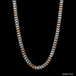 Load image into Gallery viewer, 4.5mm Platinum Rose Gold Curb Chain for Men JL PT CH 1468

