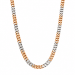 Load image into Gallery viewer, 4.5mm Platinum Rose Gold Curb Chain for Men JL PT CH 1468
