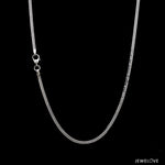 Load image into Gallery viewer, 2.25mm Platinum Flat Double Box Chain for Men JL PT CH 1469
