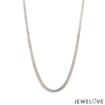 Load image into Gallery viewer, 2.25mm Platinum Flat Double Box Chain for Men JL PT CH 1469
