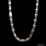 Load image into Gallery viewer, Men of Platinum | 5.25mm Platinum Rose Gold Chain for Men JL PT CH 1470
