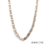 Load image into Gallery viewer, Men of Platinum | 5.25mm Platinum Rose Gold Chain for Men JL PT CH 1470
