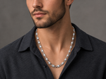 Load image into Gallery viewer, Men of Platinum | 5.25mm Platinum Rose Gold Chain for Men JL PT CH 1470
