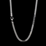 Load image into Gallery viewer, 3.5mm Platinum Flat Triple Box Chain for Men JL PT CH 1476
