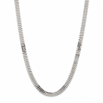Load image into Gallery viewer, 3.5mm Platinum Flat Triple Box Chain for Men JL PT CH 1476
