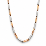Load image into Gallery viewer, Men of Platinum | 4mm Platinum 18K Rose Gold Chain for Men JL PT CH 1478
