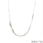 Load image into Gallery viewer, Platinum Necklace Chain with Rose Gold for Women JL PT CH 1479
