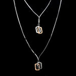 Load image into Gallery viewer, Platinum Necklace Chain with 18K Rose Gold for Women JL PT CH 1480
