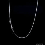 Load image into Gallery viewer, Platinum Necklace Chain with Rose Gold  for Women JL PT CH 1482
