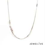 Load image into Gallery viewer, Platinum Necklace Chain with Rose Gold  for Women JL PT CH 1482
