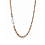 Load image into Gallery viewer, 3.2mm Platinum 18K Rose Gold Chain for Men JL PT CH 1487

