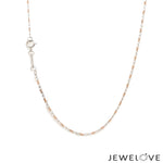 Load image into Gallery viewer, Platinum 18K Rose Gold Chain for Women JL PT CH 1488
