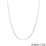 Load image into Gallery viewer, Platinum 18K Rose Gold Chain for Women JL PT CH 1488
