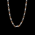 Load image into Gallery viewer, 4.5mm Platinum 18K Rose Gold Chain for Men JL PT CH 1491
