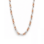 Load image into Gallery viewer, 4.5mm Platinum 18K Rose Gold Chain for Men JL PT CH 1491
