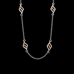 Load image into Gallery viewer, Platinum Rose Gold Necklace Chain for Women JL PT CH 1492
