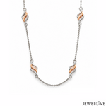 Load image into Gallery viewer, Platinum Rose Gold Necklace Chain for Women JL PT CH 1492
