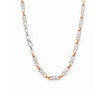 Load image into Gallery viewer, 4mm Platinum Links with Rose Gold Kadi Chain for Men JL PT CH 1494
