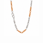 Load image into Gallery viewer, 3mm Platinum Rose Gold Chain for Men JL PT CH 1498
