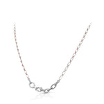 Load image into Gallery viewer, Evara Platinum Diamond Necklace with Pt + Rose Gold Chain JL PT CH 206   Jewelove.US
