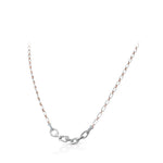 Load image into Gallery viewer, Evara Platinum Diamond Necklace with Pt + Rose Gold Chain JL PT CH 206   Jewelove.US
