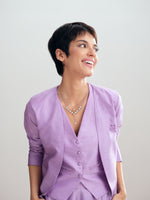 Load image into Gallery viewer, Evara Platinum Rose Gold Diamond Necklace Chain JL PT CH 207   Jewelove.US
