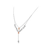 Load image into Gallery viewer, Evara Platinum Rose Gold Diamond Necklace Chain JL PT CH 207   Jewelove.US
