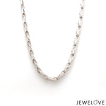 Load image into Gallery viewer, 4mm Japanese Platinum Chain for Men JL PT CH 658-A
