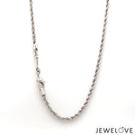 Load image into Gallery viewer, 2.75mm Platinum Rope Chain for Men JL PT CH 903-A   Jewelove.US

