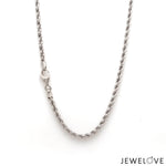 Load image into Gallery viewer, 3mm Japanese Platinum Rope Chain for Men JL PT CH 903-B   Jewelove.US
