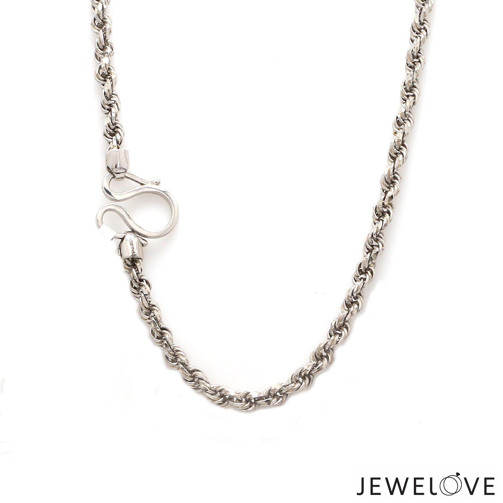 Men of Platinum | 3.75mm Platinum Rope Chain for Men JL PT CH 903-C   Jewelove.US