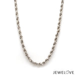 Load image into Gallery viewer, Men of Platinum | 3.75mm Platinum Rope Chain for Men JL PT CH 903-C   Jewelove.US
